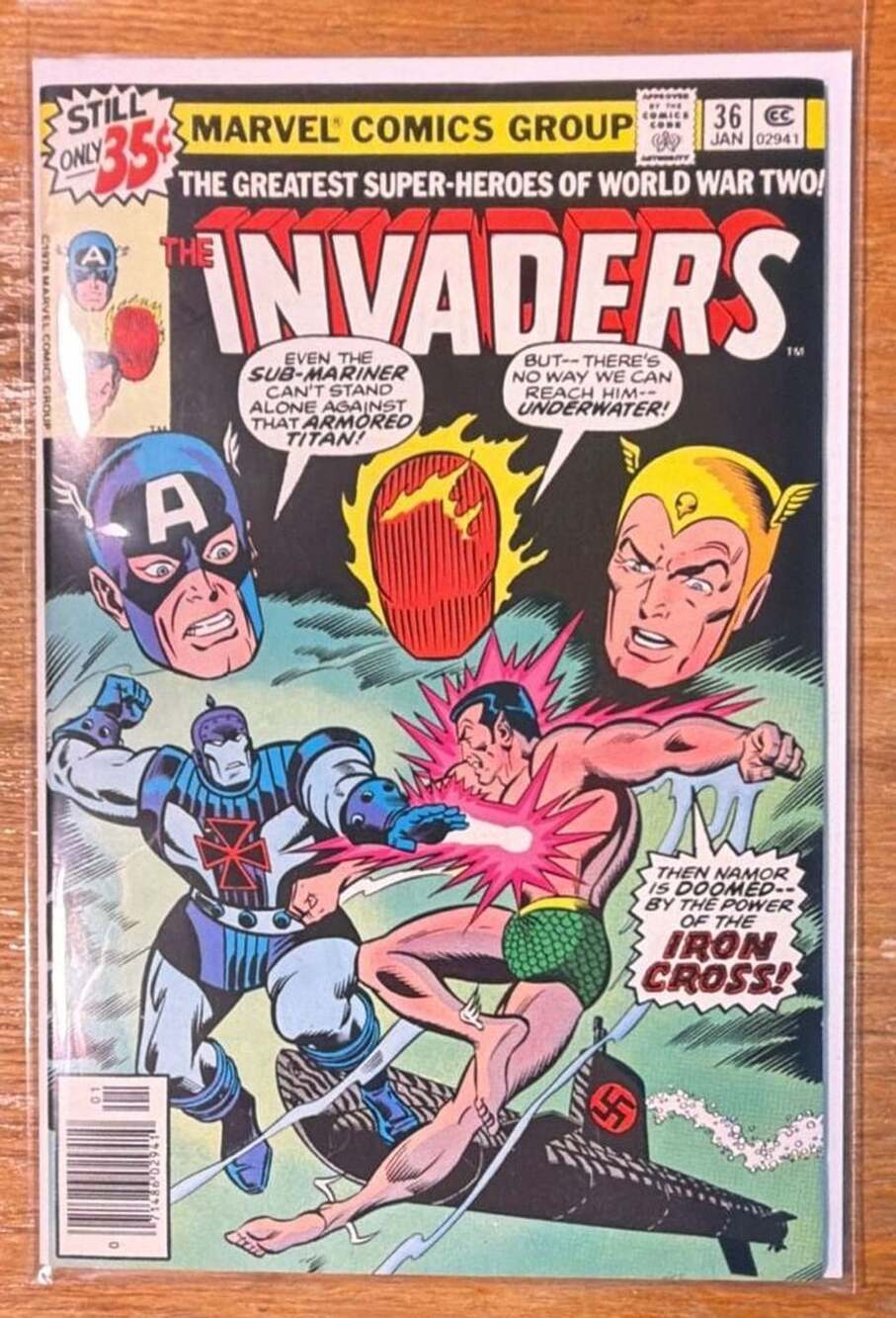 The Invaders #36 (Marvel Comics, Jan 1979)